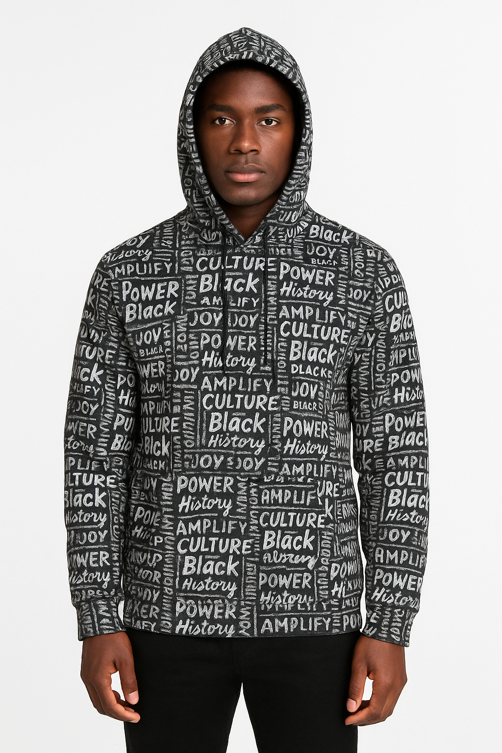 Stcassie “Black Power Culture” All-Over Print Hoodie
