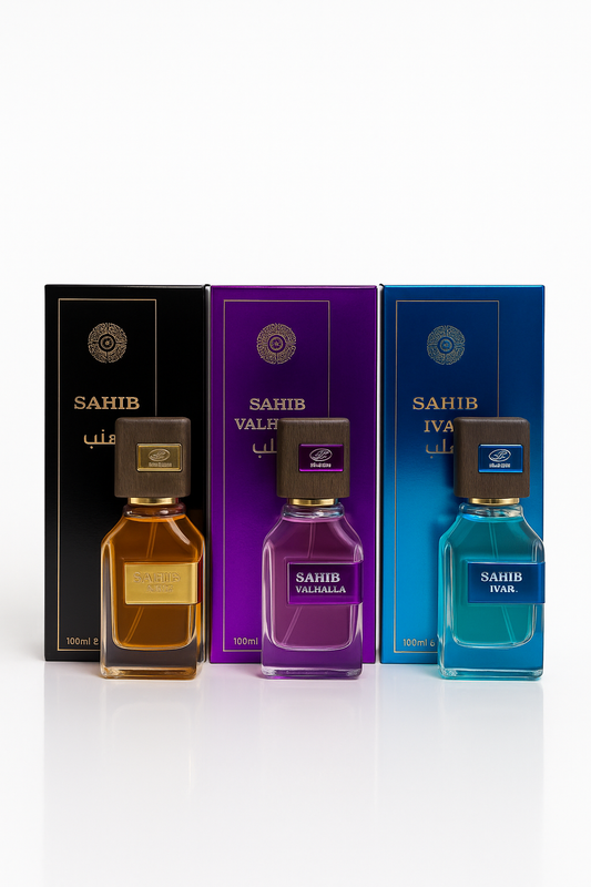 Sahib Perfume Trio — Sahib, Sahib Valhalla & Sahib Ivar (100ml)